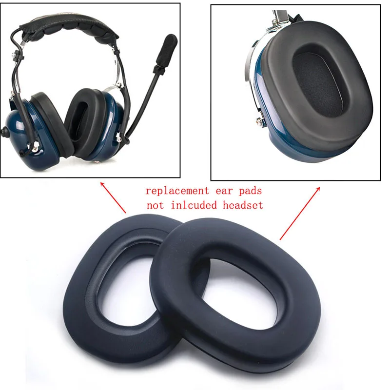 Gel Ear Seals Ear Pads for David Clark H10 Series Headsets, ATH-50x,Rugged, Faro, ASA Telex 25xt Pilot Aviation Headsets