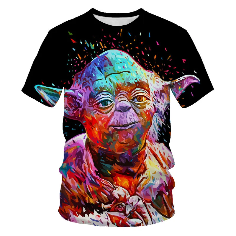 Art painting New fashion 3D printing for the second half of 2020 Men's T-shirt Magic Cool Large size Men's T-shirt 6X