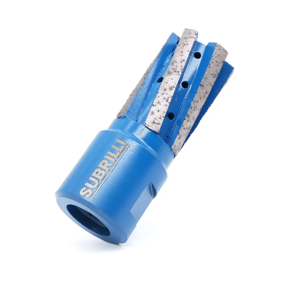 1 Inch Diamanten Vinger Bit Segment Boor Router Bit Bodem Slab Sink Hole Cutter Graniet Marmer Frees M14 & 5/8 "-11 Draad