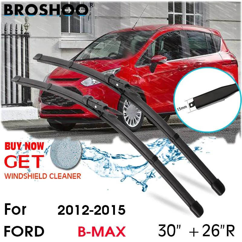 

Car Wiper Blade Front Window Windscreen Windshield Wipers Blades Pinch Tab Auto Accessories For Ford B-MAX 30"+26"R 2012-2015