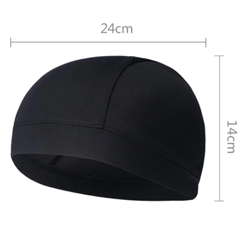 Cooling Skull Cap Breathable Sweat Wicking Cycling Running Hat Cap Odorless and Sweat-absorbent sweat-absorbent no discoloration