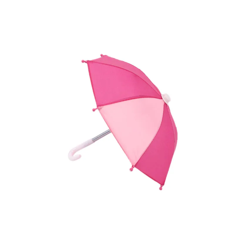 Colorful Doll Sun Umbrella Fit 18 Inch American&43 Cm Born Baby Doll Clothes Accessories Our Generation Girl\'s Russian DIY Toys