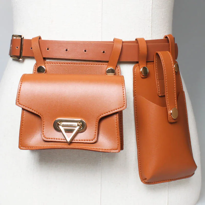 

Women Waist Bag Mini Leather Crossbody Chest Bags For Women 2021 New Fanny Packs Woman's Belt Bag Female Waist Phone Pouch