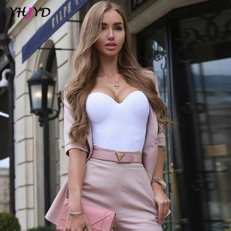 Elegant Bodysuit for Women Summer Tops 2023 Spaghetti Strap Sleeveless Body Suit Women\'s Bodycon Black White One Piece Outfits
