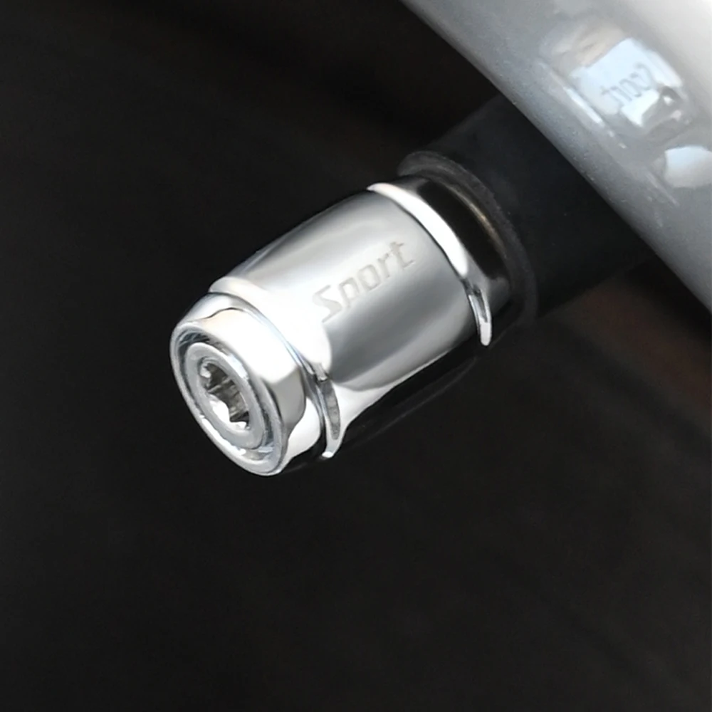4 Stück Reifenventilschaftkappen, Radkappen aus eloxiertem Aluminium, universelle Nippelkappenabdeckungen für Autos, LKWs, Motorräder, SUVs und Fahrräder – Detail 11