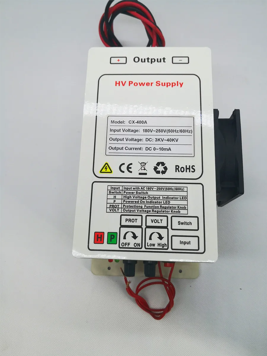 High Voltage Power Supply 5KV - 40KV Output CX-400A ,Electrostatic Ionization , Spraying , Cleaner Air Purification