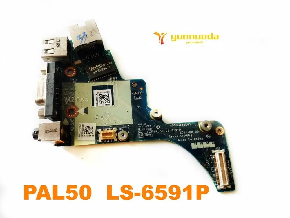 original-para-dell-e6420-Audio-ethernet-usb-placa-de-porta-vga-pal50-ls-6591p-testado-bom-frete-gratis