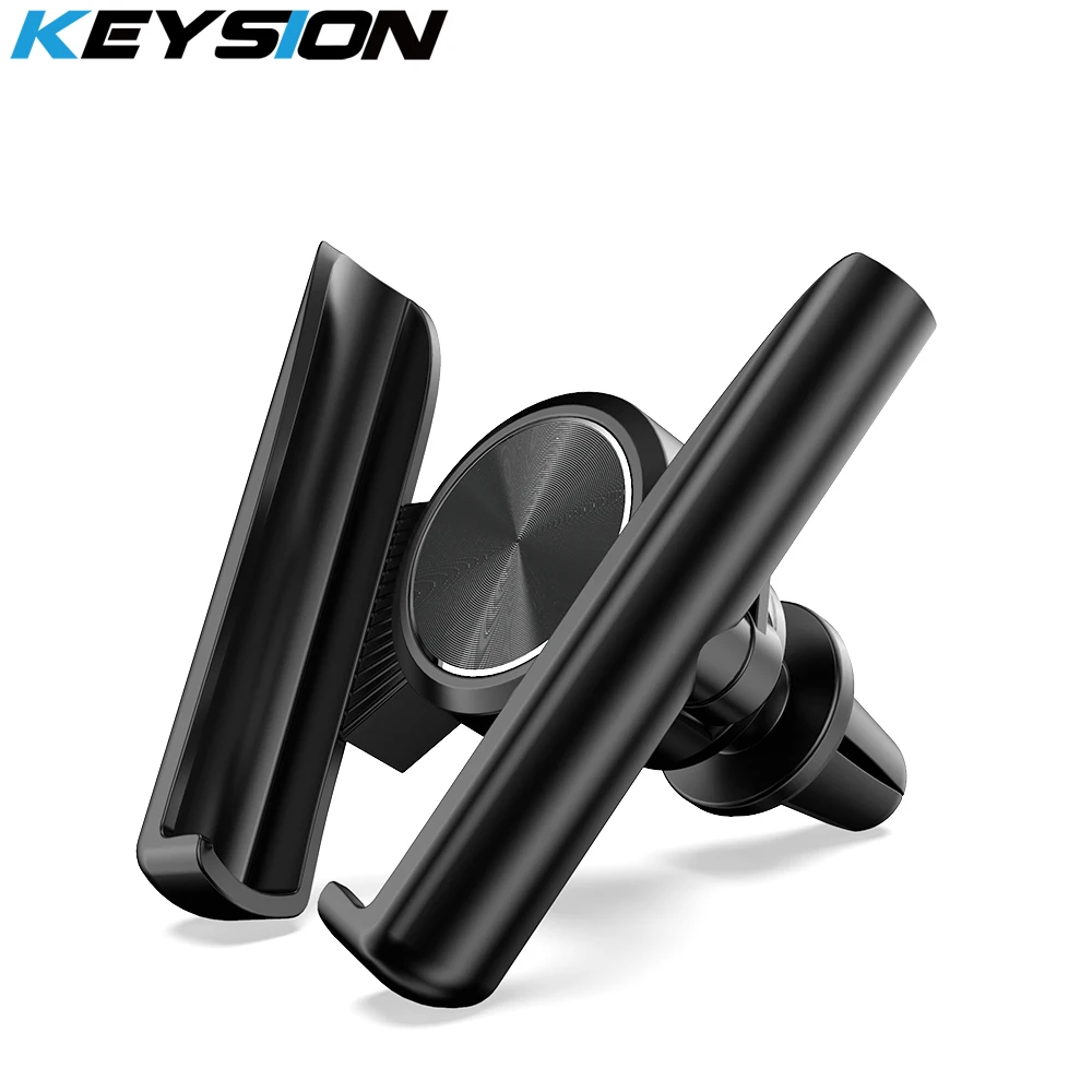 KEYSION Universal Car Phone Holder Long Holder Phone in Car Air Vent Mount Car Holder Stand for iPhone Samsung Xiaomi Huawei LG