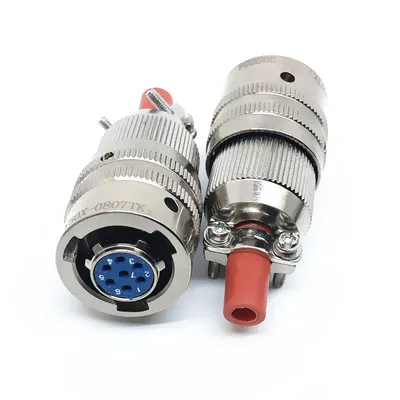 

7-core aviation plug socket Y50X-0807TK2 ZJ10 TJ2 ZK10 connector male and female cable connector