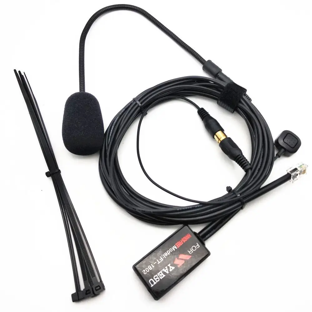 1Set 6 Pin Finger Hands-free Microphone for Car Radio Yaesu FT-7800 FT-2800 FT-8800 FT-8900 FT-1802 FT-1807