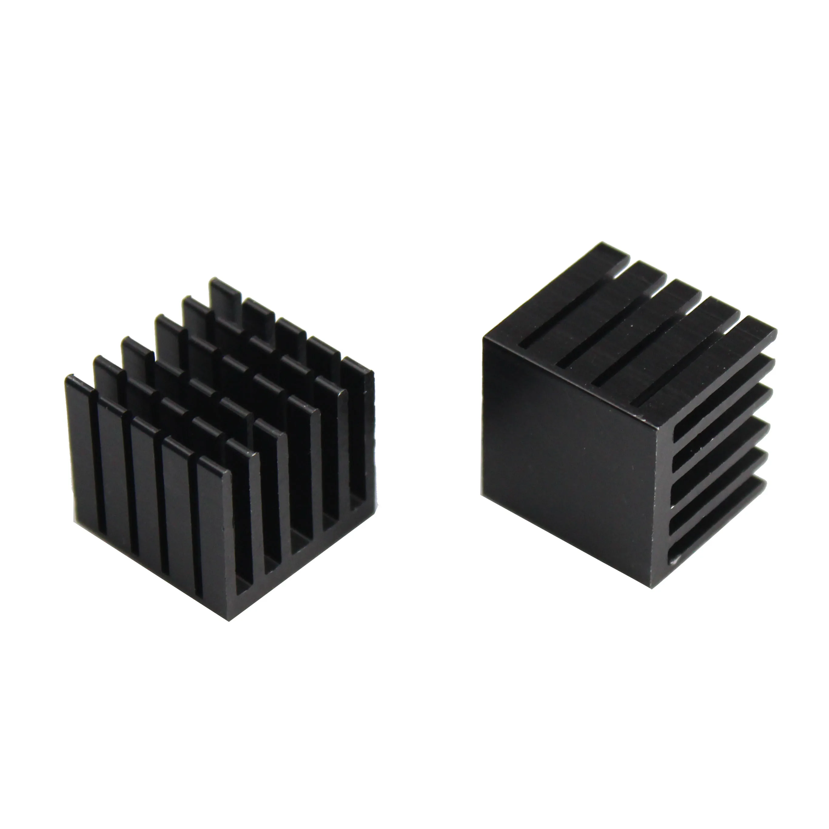 Imagem -05 - Younuon Preto 25x25x15 mm Dissipador de Calor de Alumínio para a Microplaqueta Cpu Gpu Vga Ram ic Conduziu Refrigerar do Radiador do Dissipador de Calor com Fita de 3m 100 Peças