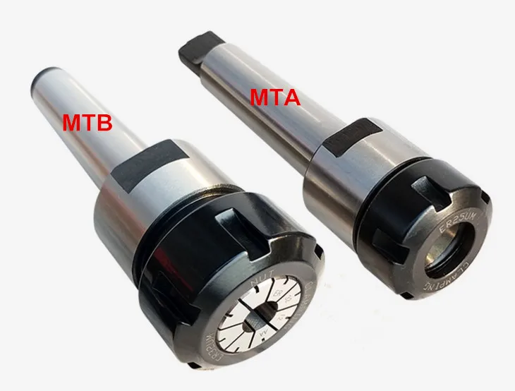 1 Máy Tính MTB/MTA/MT1/MT2/MT3/MT4 Morse Côn ER11/ER16/ER20/ER25/ER32/ER40 Collet Chuck Giá Đỡ CNC Dụng Cụ Kẹp