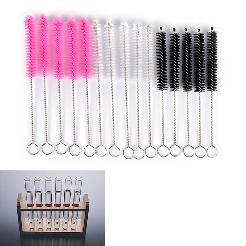 Multi-Functional 5Pcs/set Lab Chemistry Test Tube Bottle Cleaning Brushes Cleaner Laboratory Supplies Straw Bottle Brush