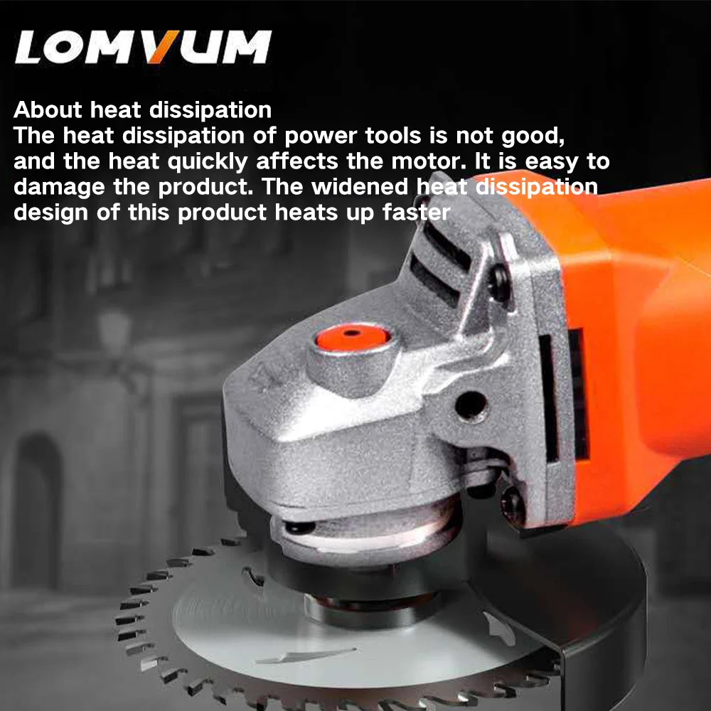 Adjustable Speed Angle Grinder Multi-function Household Polishing Hand Grinder Electric Small Cutting Machine Polishing Machine