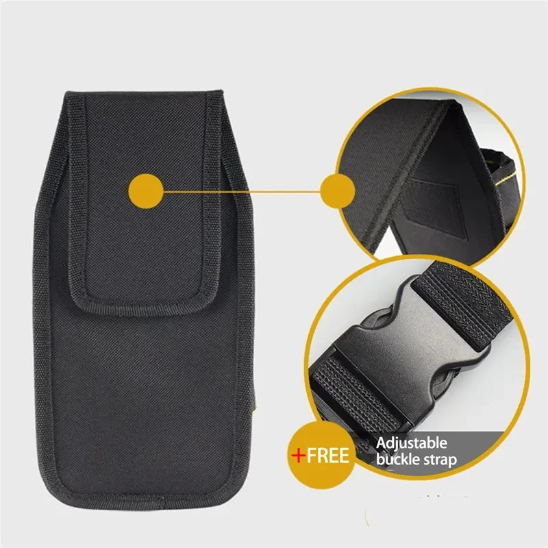 Electrician Tool Pouch Waist Bag Multi-function Screwdriver Hammer Wrench Drill Storage Tool Bag With Adjustable Belt