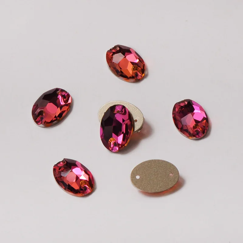 YANRUO 3210 Ovaler Glas-Strass mit flacher Rückseite, genähte Kristall-Strasssteine, DIY lose Steine für Schmuck, Basteln, Handarbeiten – Detail 24