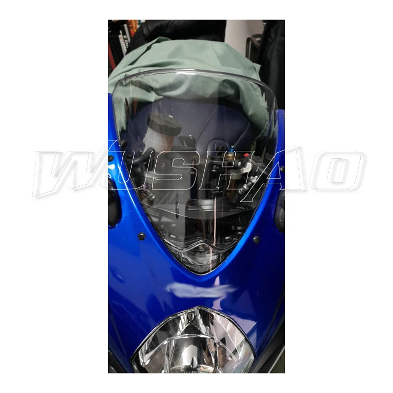 Windscreen For 2007 2008 Suzuki GSX-R1000 GSXR1000 GSX-R GSXR 1000 K7 K8 Screen Windshield Smoke Blue Iridium Transparent