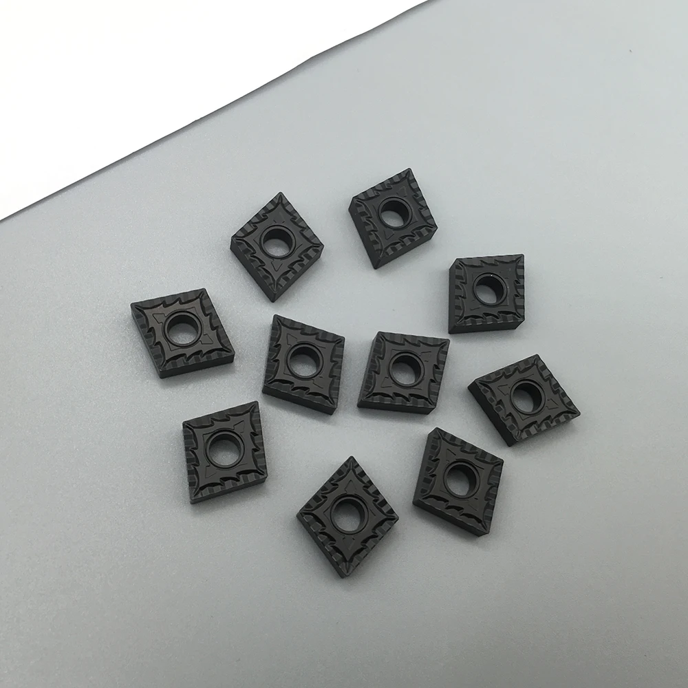 10PCS CNMG120404 CQ FT4125 ภายนอกเครื่องมือคาร์ไบด์ชิ้นส่วนเหล็กกล้า CNC โลหะเครื่องมือสำหรับเครื่องกลึง