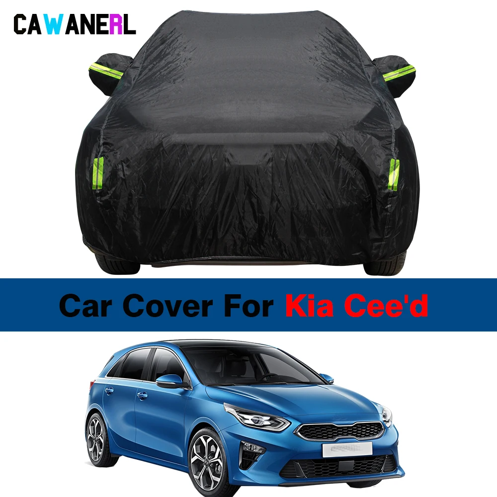 

Waterproof Car Cover Auto Outdoor Anti-UV Sun Shade Snow Rain Dust Resistant Cover For Kia Cee'd Ceed