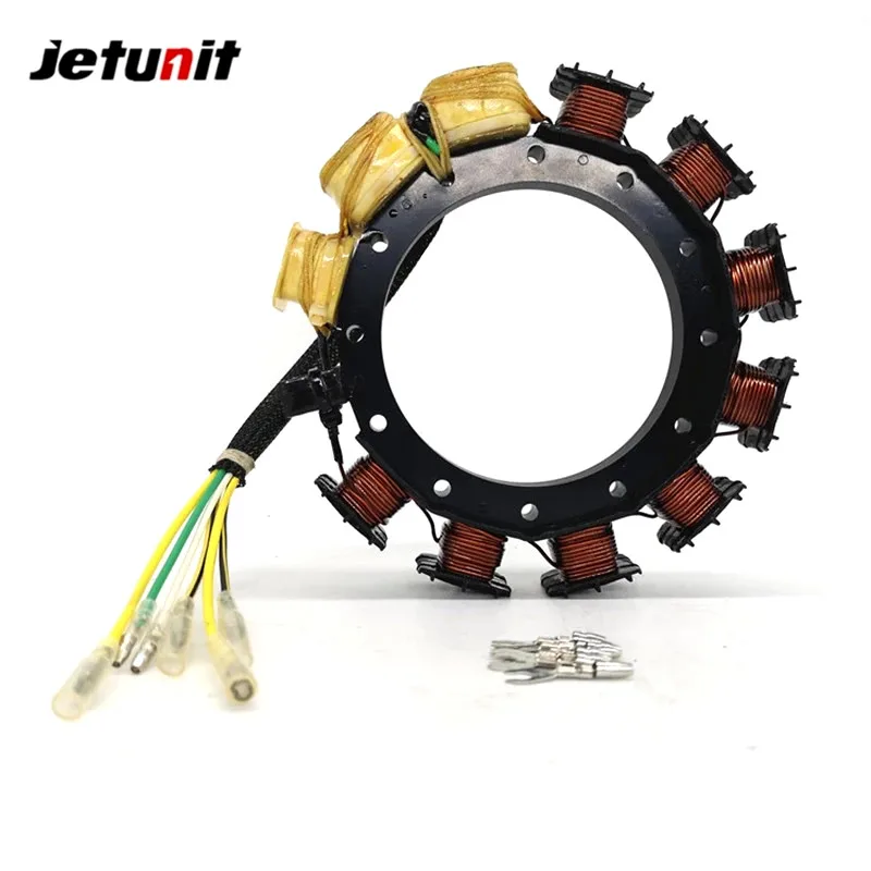 Outboard Stator For Mercury 25-30-40HP 16AMP 2/3Cyl 1998-2005 【OEM】174-2386,398-852386A4,T4,T6,T8 65W-85510-00-00