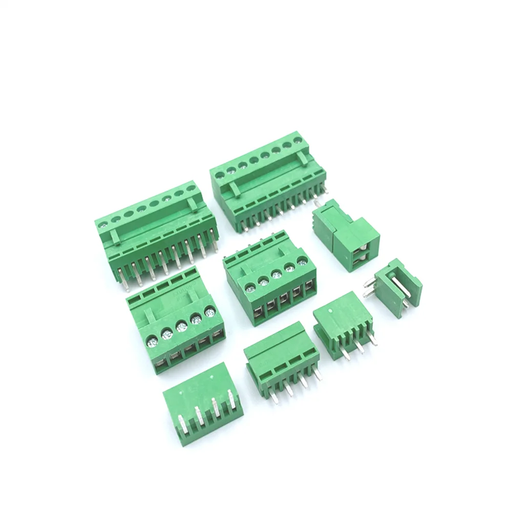 

100PCS HT3.96K HT3.96V HT396R 2P ~ 12P PCB TERMINAL BlOCK PITCH 3.96mm 2PIN ~ 12PIN GREEN WIRING TERMINAL PHOENIX DEGSON KEFA