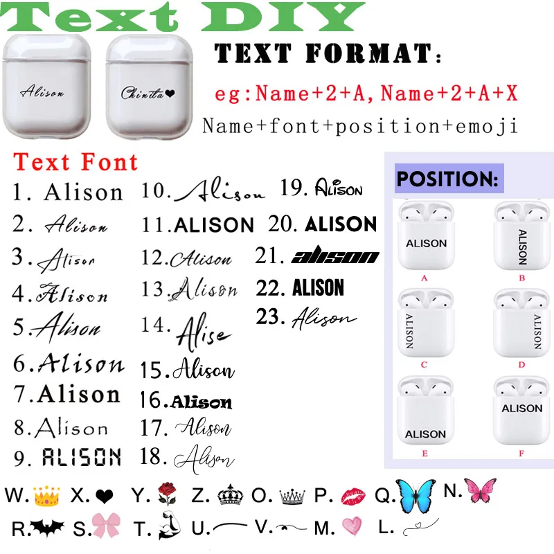 Custom Name logo picture on Luxury Mirror Case for Airpod Pro Electroplate Hard PC Protective cover for airpod personal design