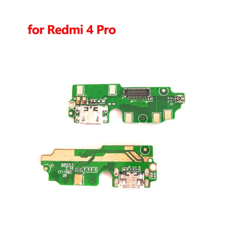 For Xiaomi Redmi 4A 4 4X 4Pro Replacement Microphone Module+USB Charging Port Board Flex Cable for Redmi Note 4 4X Repair Parts