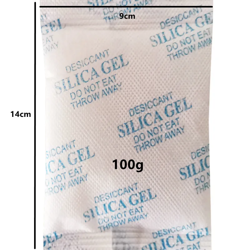 1pc 100g Gram Silica Gel Packets Dehumidifier Meets FDA Food Packaging Non-Toxic Silicone Desiccant Moisture Damp Absorber