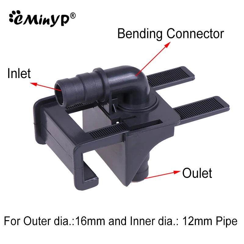 Aquarium Filtration Holder Fish Tank Siphon Pump Fixing Clip Inlet Water Changer Pipe Connector Filter Tube Mount Accessories