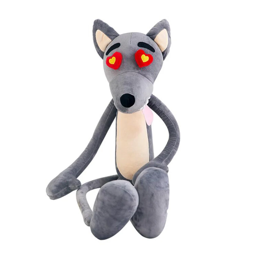 

Children Plush Stuffed Toy cartoon grey wolf doll Baby Kids Toy for Christmas Birthday gift