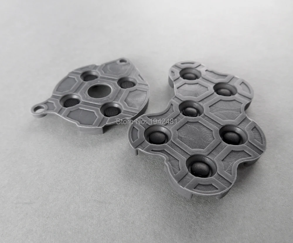 60 juegos de teclados de botón adhesivos de goma conductora de silicona para controlador XBOX botón adhesivo conductor