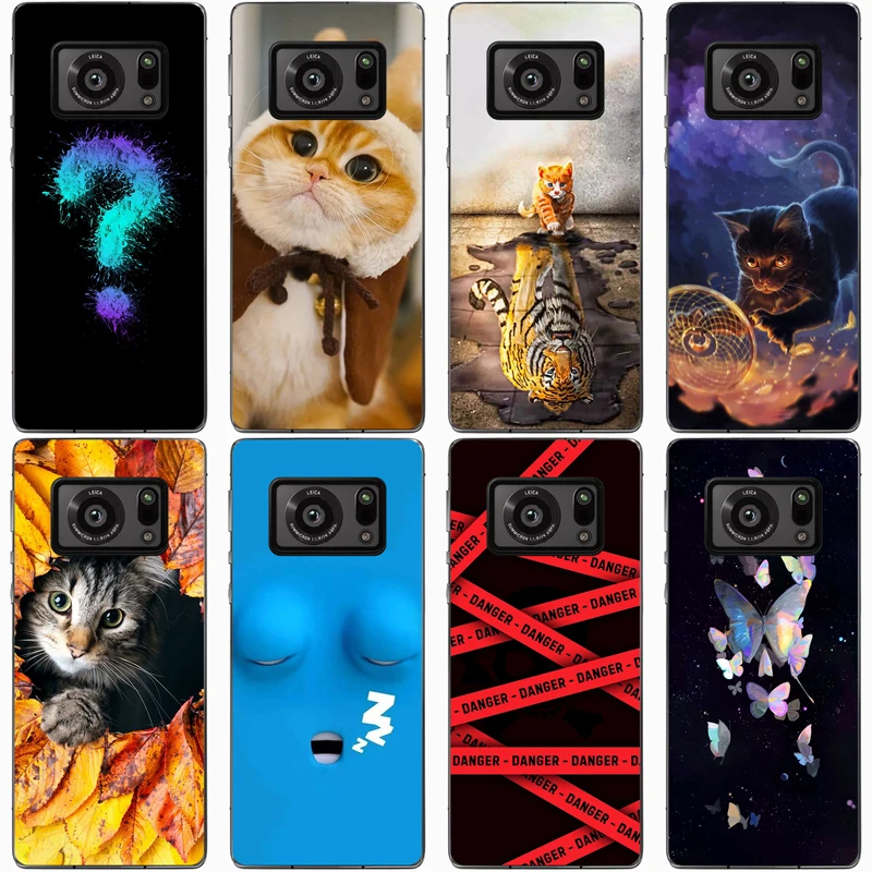 Fashion Soft silicone TPU Back Cover For SHARP AQUOS R6 Phone Funda Case For Sharp Aquos R6 Cute Cartoon Case