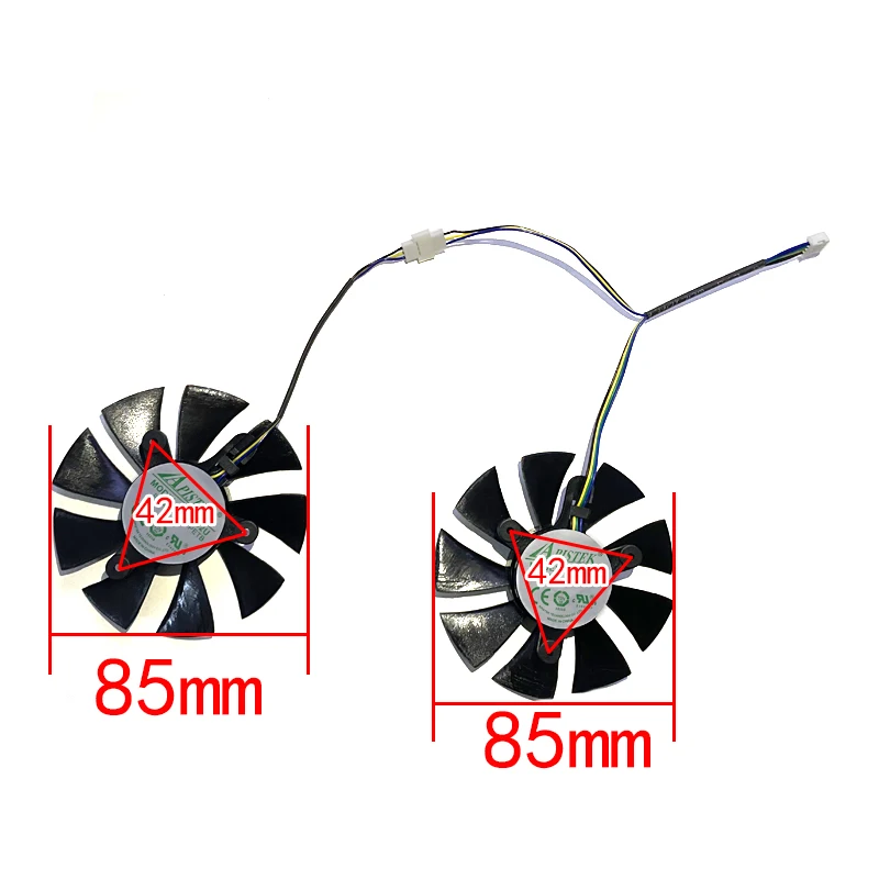 Diy 85Mm GA92S2U GA92A2H 4PIN Gtx 1660 1660Ti Gpu Graphics Fan Zotac Geforce Rtx 2060 2070 Super Mini Video card Cooling Fans