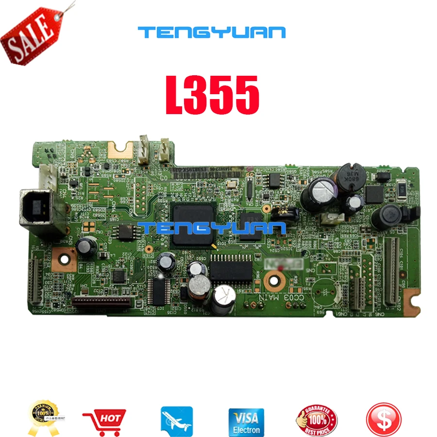 2PC X 2158970 2155277 2145827 FORMATTER PCA ASSY Formatter Board Logic For Epson L355 L358 355 358 Printer Parts On Sale