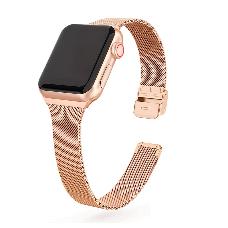 

Metal Watchband for Apple Watch Band 42mm 40mm 44mm 38mm Stainless Steel Bracelet Strap for iwatch Series 6 SE 5 4 3 2 1 Correa