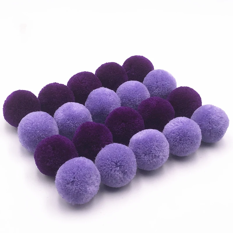 15mm/20mm/25mm/30mm/40mm/50mm Multi Size Mix Match Soft Pompones Fluffy peluche artigianato fai da te pompon Ball cucito decorare accessori