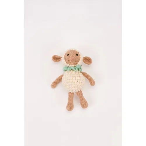 Design Amigurumi Cute Lamb Organic Hand-Knitted Toy