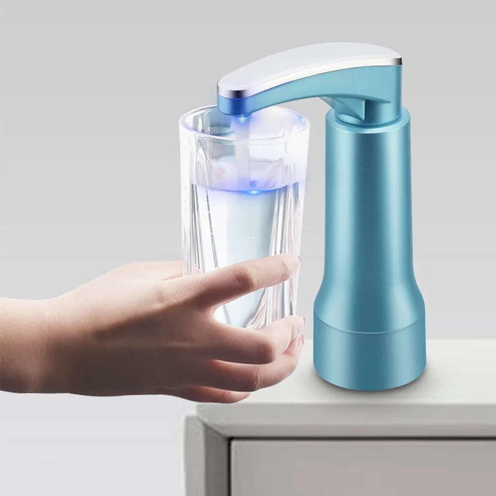 Water Bottle Dispenser Pump Automatic Electric Drinking Water Jug Pump Touch Button USB Charging Water Dispensing Pump