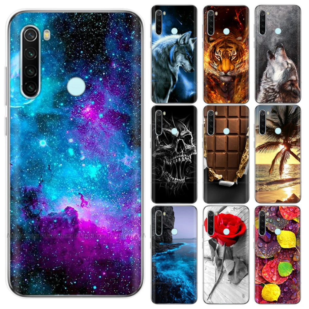 For Xiaomi Redmi Note 8T 8 T Case Silicone Painting Soft TPU for Xiaomi Redmi Note 8 Pro Note8 8T Global Case Cover Fundas Coque