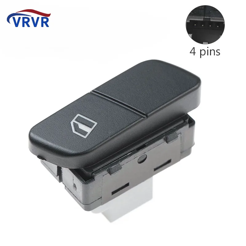 6Q0959855 6Q095985501C 4 Pins Window Single Switch  For VW Polo 2002-2010 FOX 2004-2010 PARATI 2006-2010 GOL 2006-2010