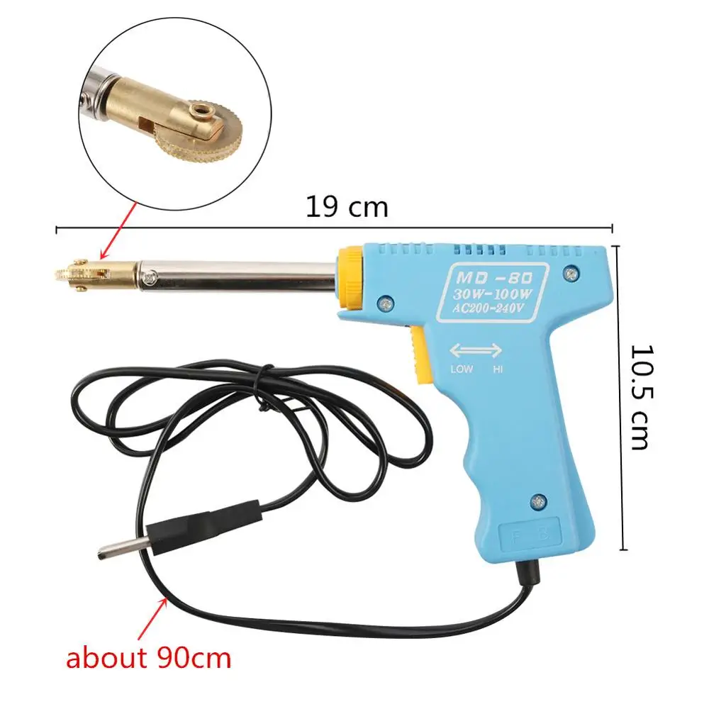 Pszczelarstwo elektryczny osadzacz 30-100W AC200-240V pistolet do szybkiego lutowania MD-80 Model pasieka pszczelarstwo akcesoria pszczelarskie