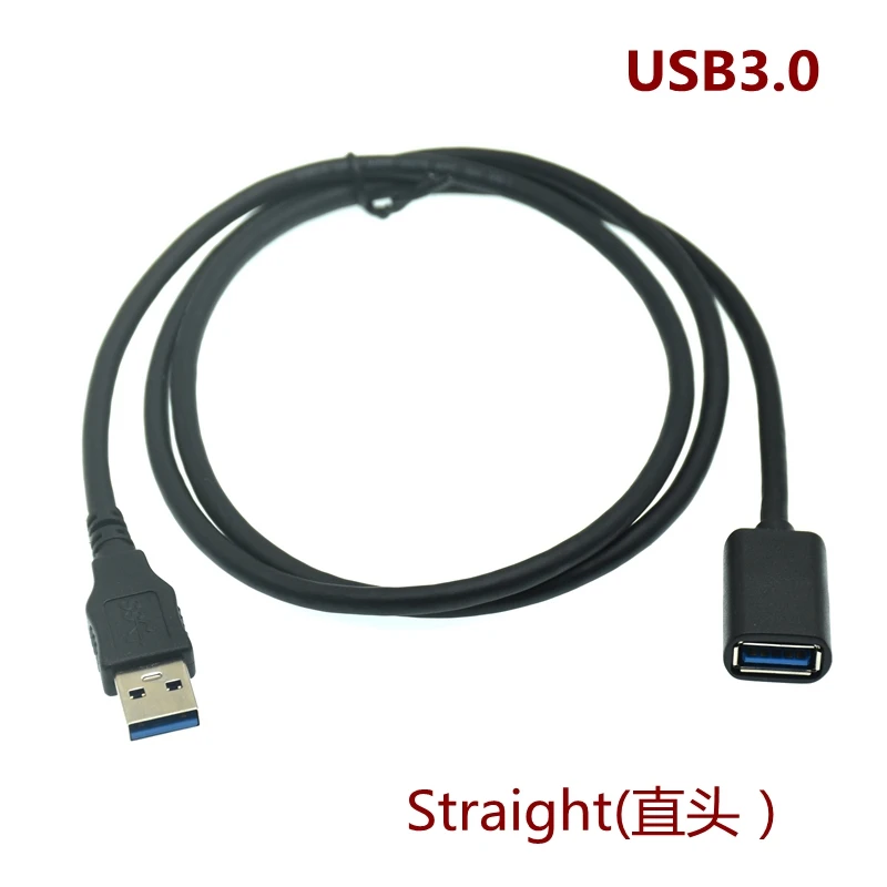 5gbps usb 3.0 um macho para fêmea 90 cabo de extensão angular adaptador usb3.0 macho para fêmea direita/esquerda/para baixo/acima cabo de cabo preto 30cm