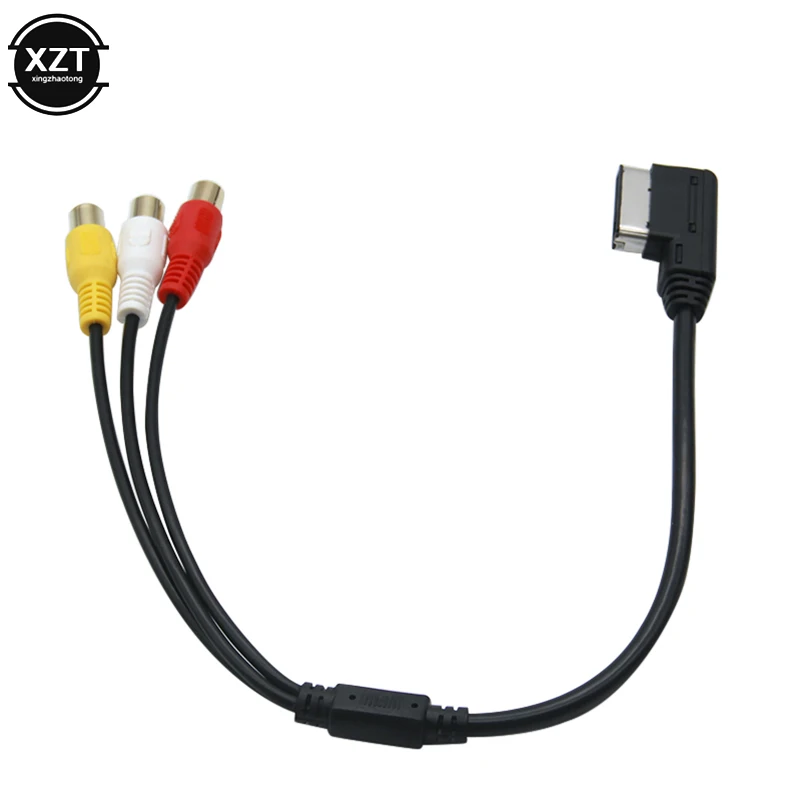 

For Audi AMI AUX MDI MMI Cable Adapter A3 A4 A6 A7 A8 Q5 Q7 R8 AMI MMI RCA 3RCA DVD Video Audio Input Wire Car Accessory