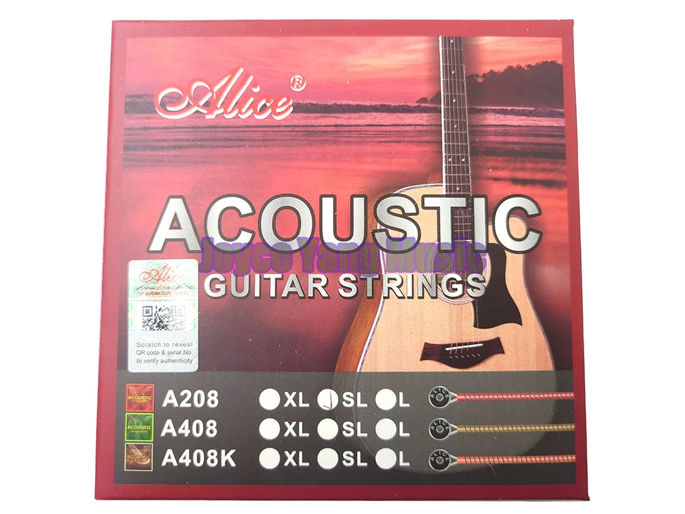 

Струны Alice A208 для акустической гитары, струны из сплава с ранами цвета фосфора и бронзы, 1-6 лет, бесплатная доставка