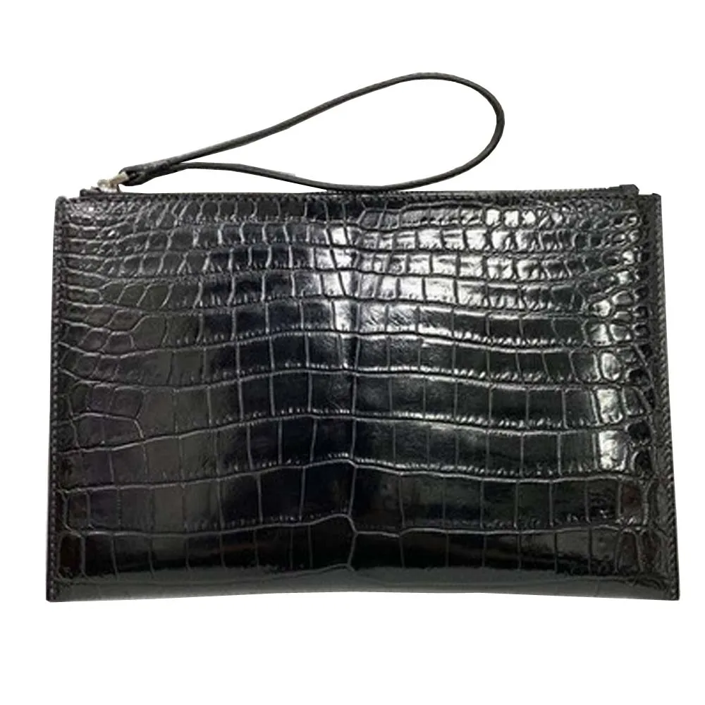 hongsen male  crocodile  handbags  Hand caught  fashion  men envelope bag  crocodile  men clutch bag  male  Hand bag