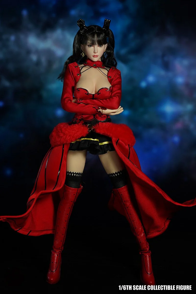 1/6 Scale Action Figure Doll Lady in Red Magical Girl 12