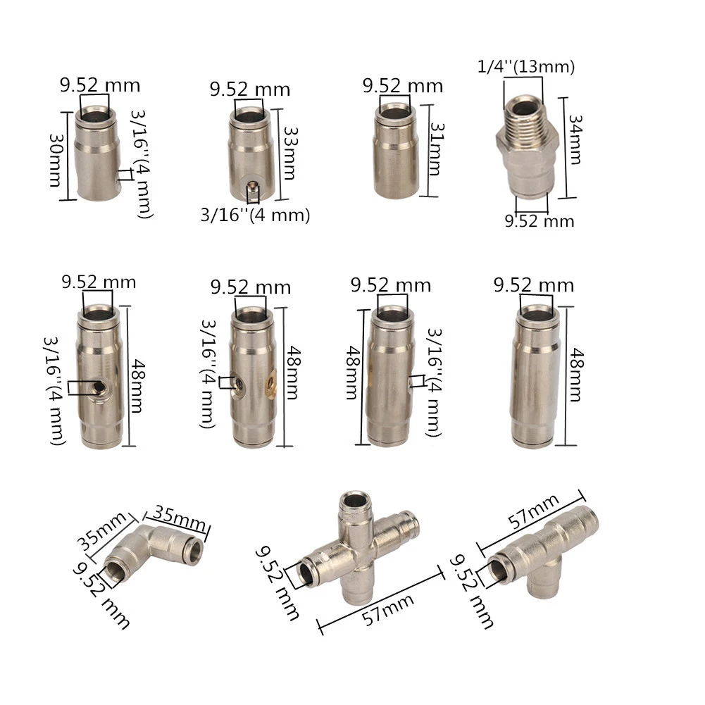 High Pressure Brass 3/8