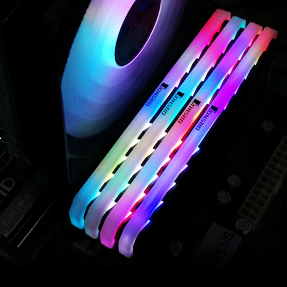 JONSBO-disipador de calor para ordenador, dispositivo de refrigeración multifuncional con Memoria de Color de pasta de radiador DDR RGB DDR3 DDR4