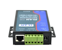 Convertidor ZLAN5143 RS232 RS485 422 a Ethernet RJ45, Modbus RTU TCP Gateway, servidor de Puerto seiral multihost