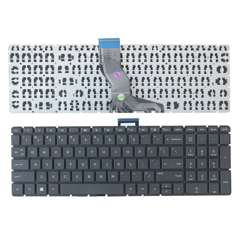 New US Laptop keyboard For HP Pavilion 15-AK 15-AK000 15-AK001tx 15-AK004 15-AK030  Black without backlight